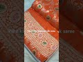 Sirf ₹15,000 mein Pure Silk Banarasi Saree? New [Orange ] Design!