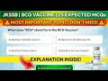Practice BCG Vaccine MCQs | Community Health Nursing | JKSSB 2026 | Jr Staff Nurse FMPHW MMPHW
