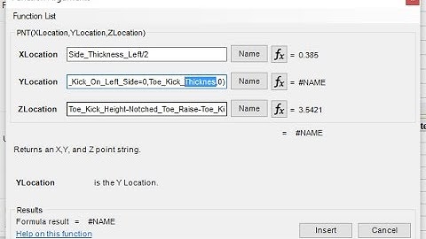 Microvellum - Formula Builder & Function Editor