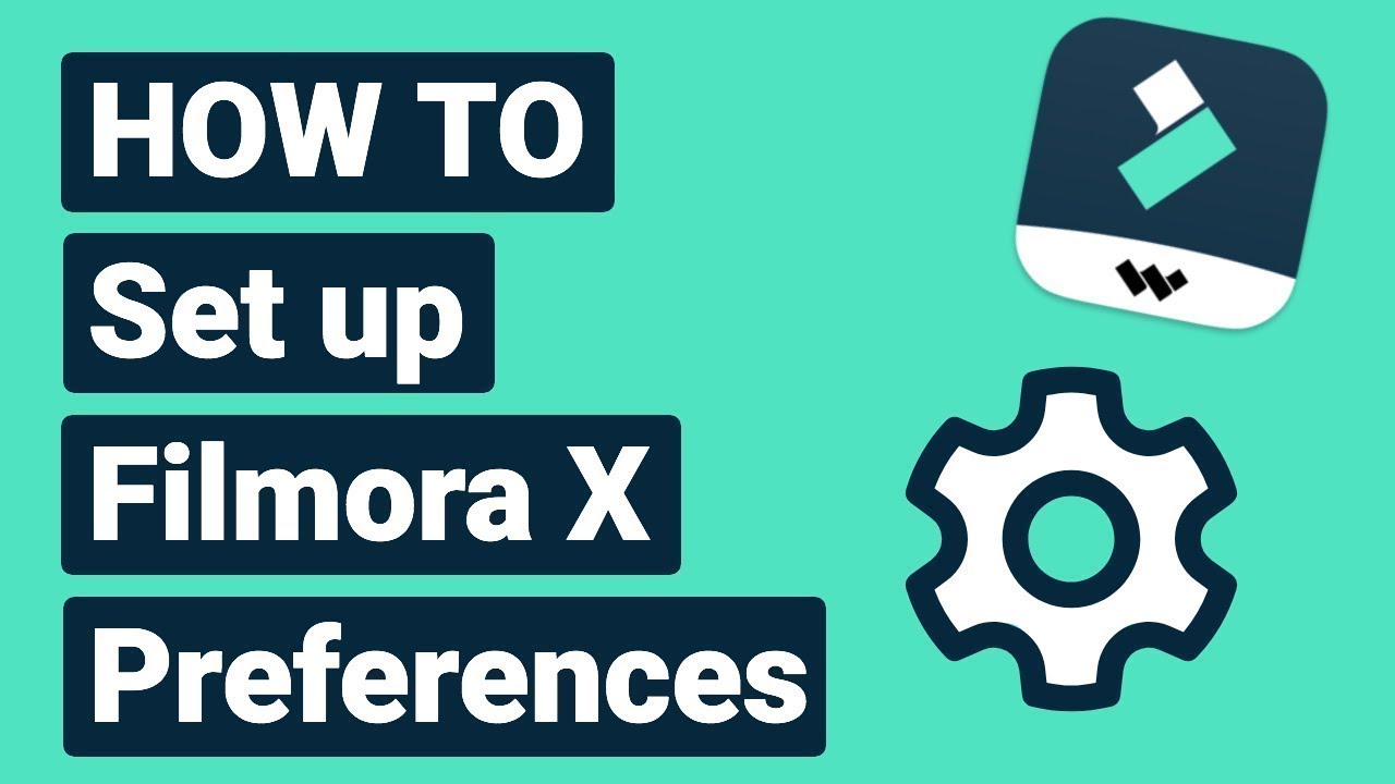 STOP Using The Wrong Settings In FILMORA X! How to Set up Your Preferences