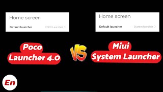 Система запуска Miui против Poco Launcher 4.0; Найди отличие