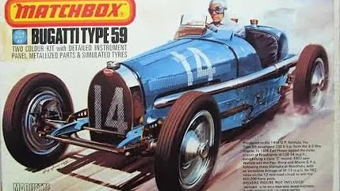 Classic Matchbox Bugatti Type 59 1/32 kit review (...