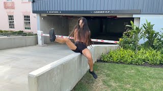Butt vault (hip-high wall)