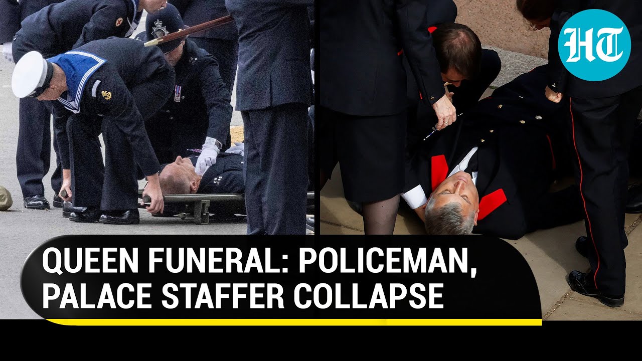 UK: Dramatic scenes as policeman, Buckingham Palace staffer collapse ...