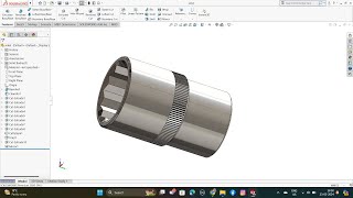 SolidWorks tutorial |  How To Make  socket in solidworks  | SolidWorks |socket in solidworks