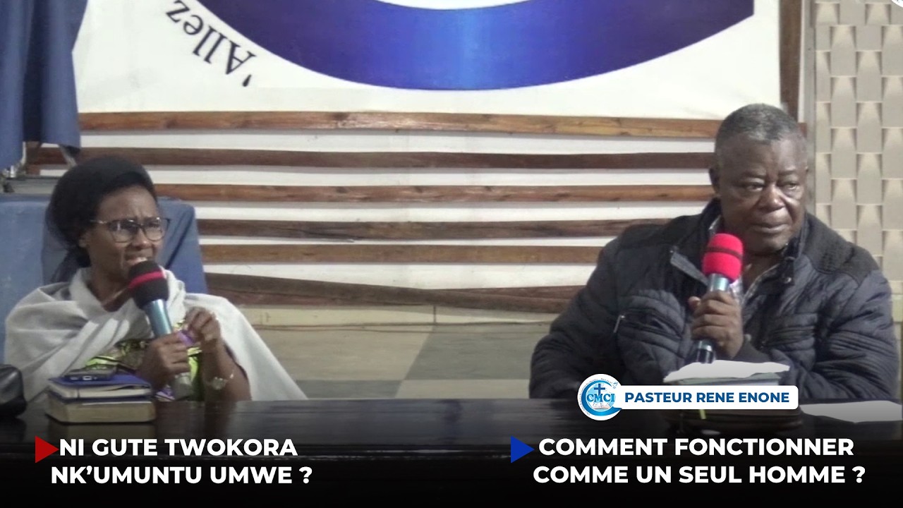 COMMENT FONCTIONNER COMME UN SEUL HOMME ? / PAST. RENE ENONE