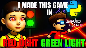 I Made a Squid Game Red Light Green Light Game in Python | Game Development - A Respawned Wrong Game