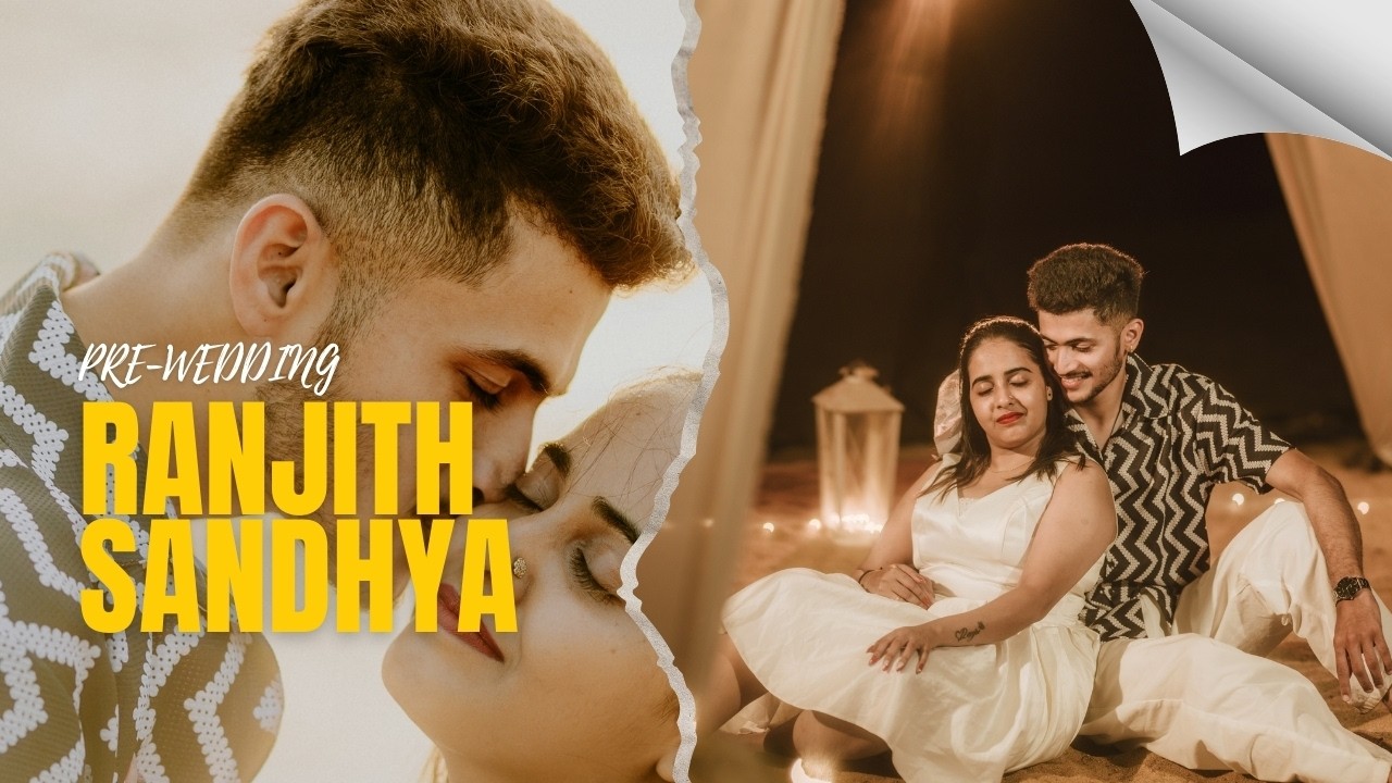 Ranjith Sandhya Beach Pre-wedding in Mangalore