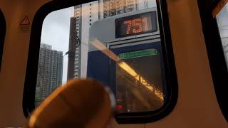 輕鐵751(第二期列車1086＋1205) 天榮至頌富站
