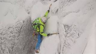 Winter skills 4.4: climbing and protecting steeper mixed ground