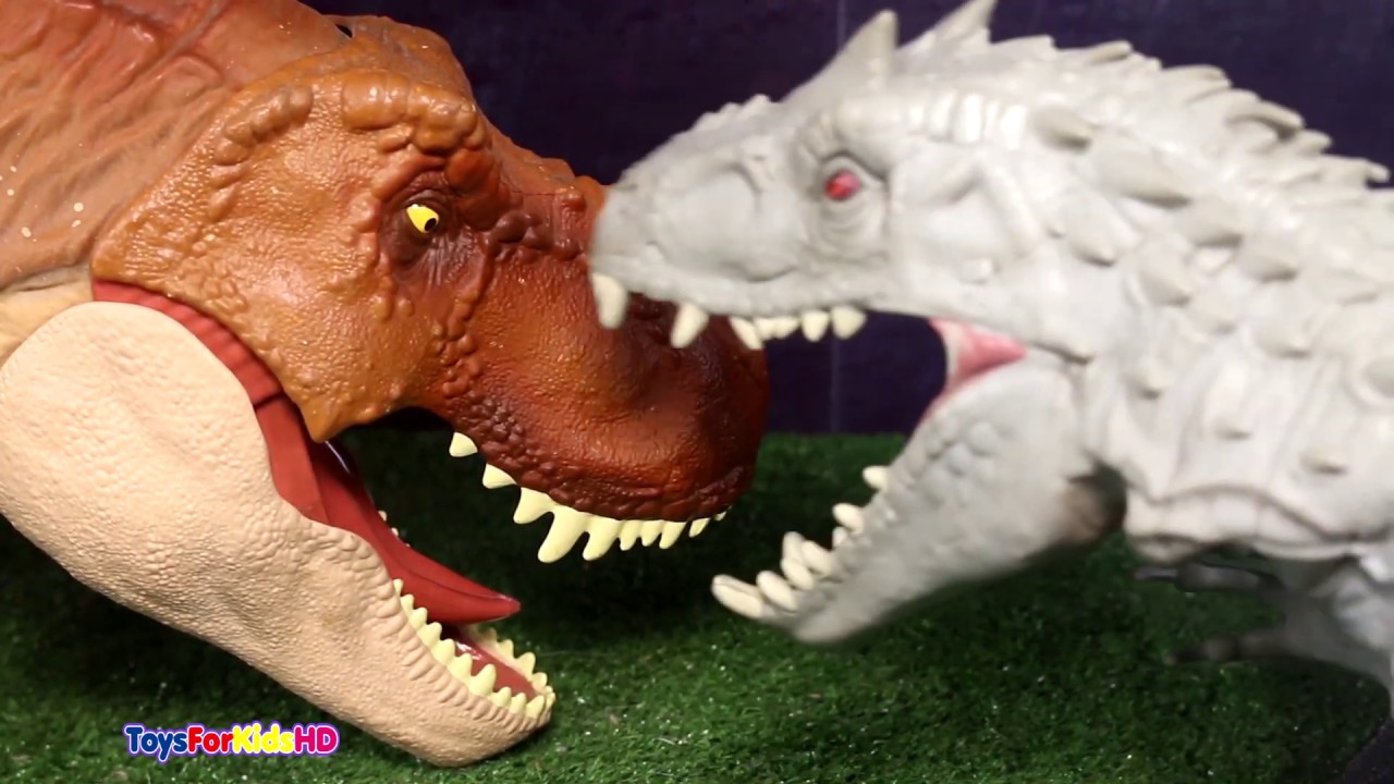 de Juguete Mega Aventura Tyrannosaurus Rex 🦖 Juguetes de Jurassic World Dinosaurios - YouTube