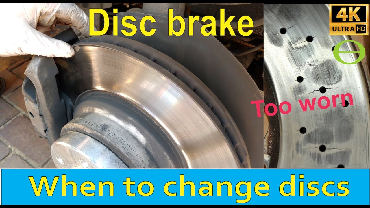 When to change brake discs - how to measure brake disc thickness - YouTube