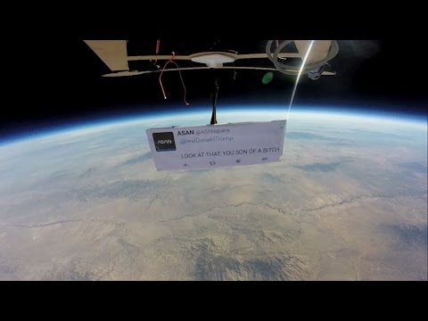 First Protest in Space