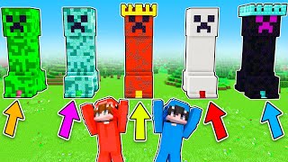 YANLIŞ CREEPER KULESİNİ SEÇERSEN ÖLÜRSÜN - Minecraft