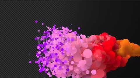 The Rolling Colorful Particles | Motion Graphics - Envato elements