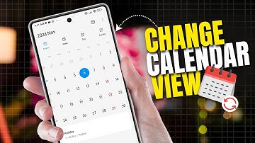How to Change Calendar View on Xiaomi | Modify Calendar Layout on MIUI