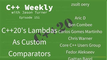 C++ Weekly - Ep 151 - C++20