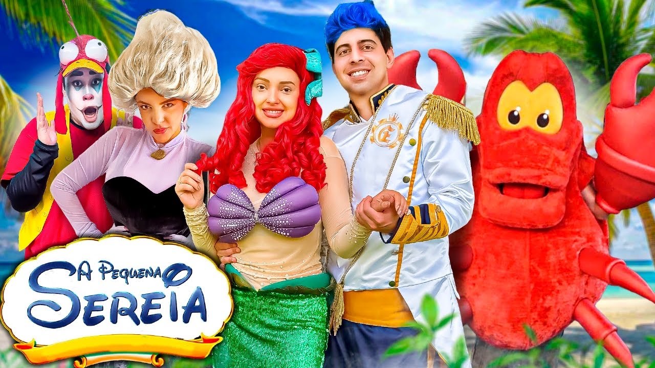 NOS TRANSFORMAMOS NA TURMA DA PEQUENA SEREIA POR 24 HORAS!! EMOCIONANTE!!