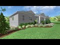 Hallville Residence - Pool Yard 3D Landscape Design