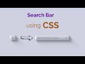 Search Bar Design Using Html, CSS | UI Design | Code with Nizami.