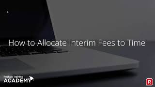PM Interim Fees