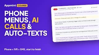Appmint Phone, IVR and SMS: business numbers, phone menus, AI call answering and auto-reply texts screenshot 5