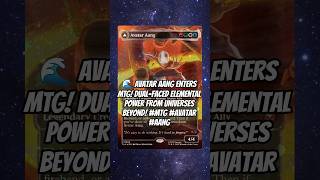  Avatar Aang Enters Mtg Dualfaced Elemental Power From Universes Beyond mtg avatar aang