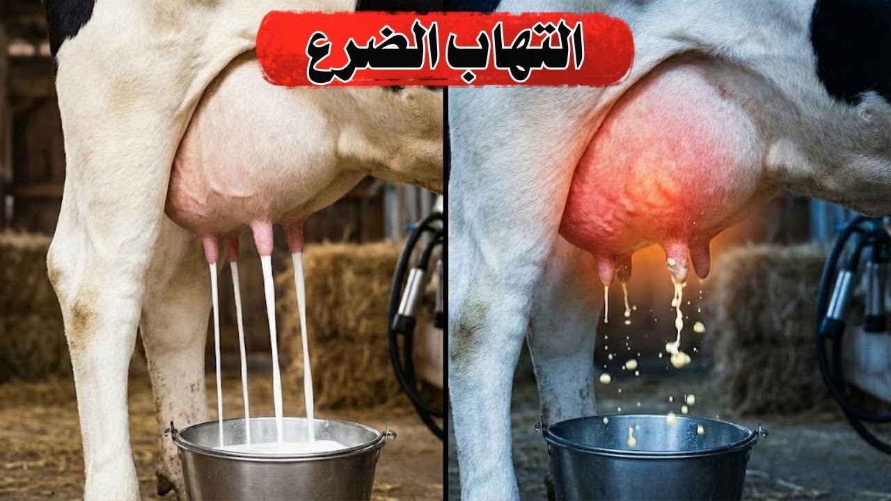 اكبر مشكلة بتواجة مربيين البقر الحلاب التهاب الضرع