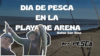 Somos MY PESCA desde Playa de Arena - Bahía San Blas, Provincia de Buenos Aires