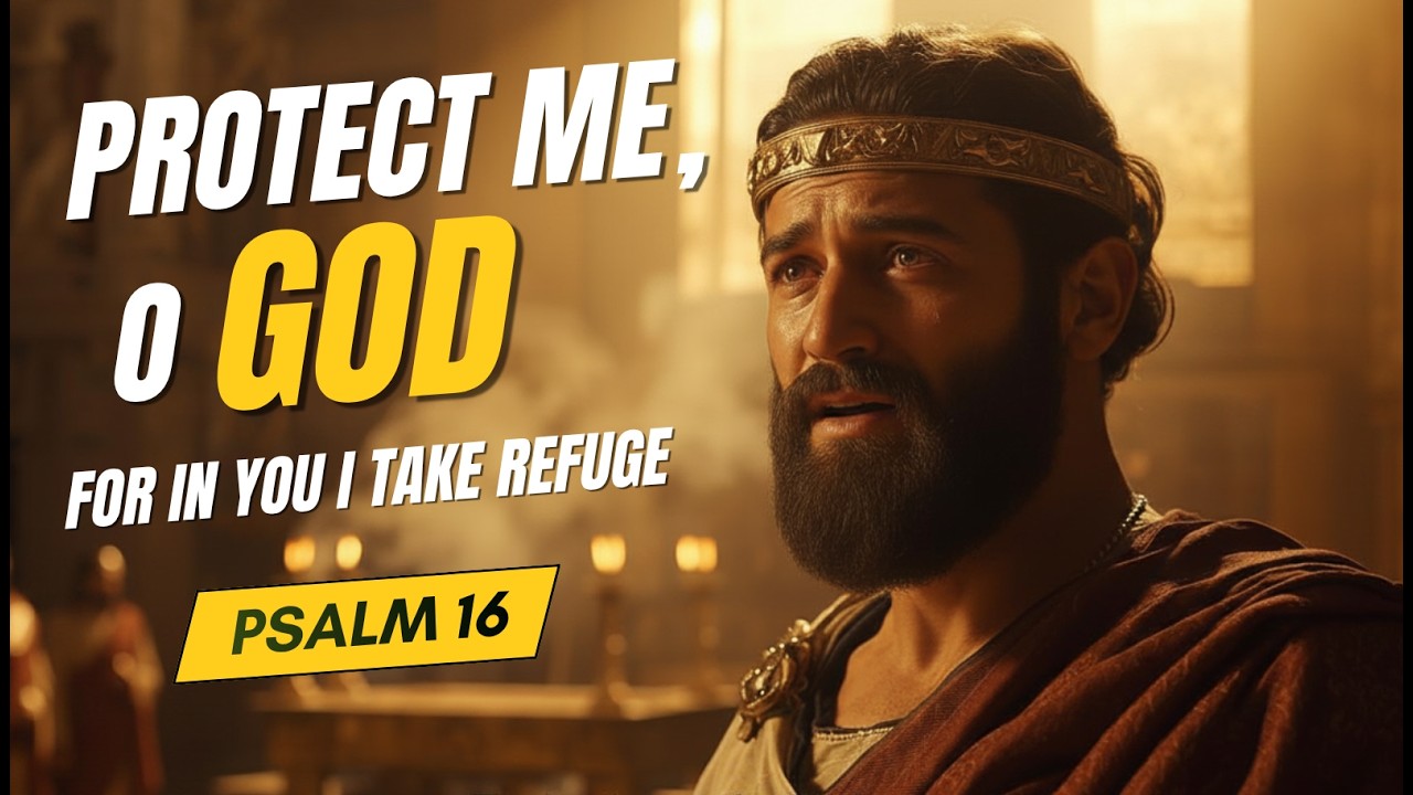 Psalm 16 – Protect Me O God | Bible Devotional for Anxiety & Peace | ASMR Scripture Reading
