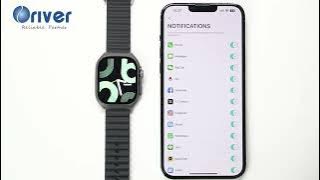 10. How to turn on smartwatch message notifications-- Dafit app#smartwatch #howto