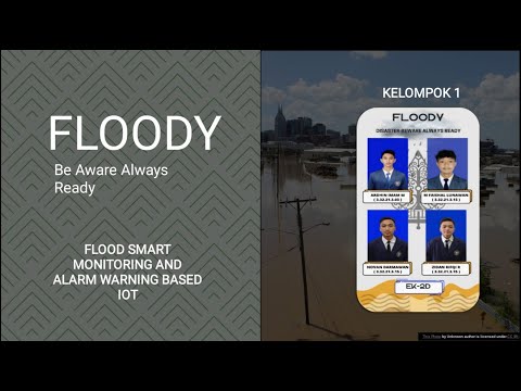 "FLOODY"   Flood/ River Monitoring and Alarm Warning Based  IOT