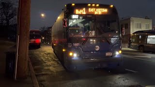 BxM1 Bus Announcements to East Midtown 34th Street.