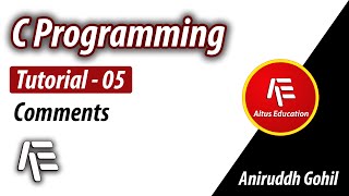 C Programming Tutorial - 05 - Comments