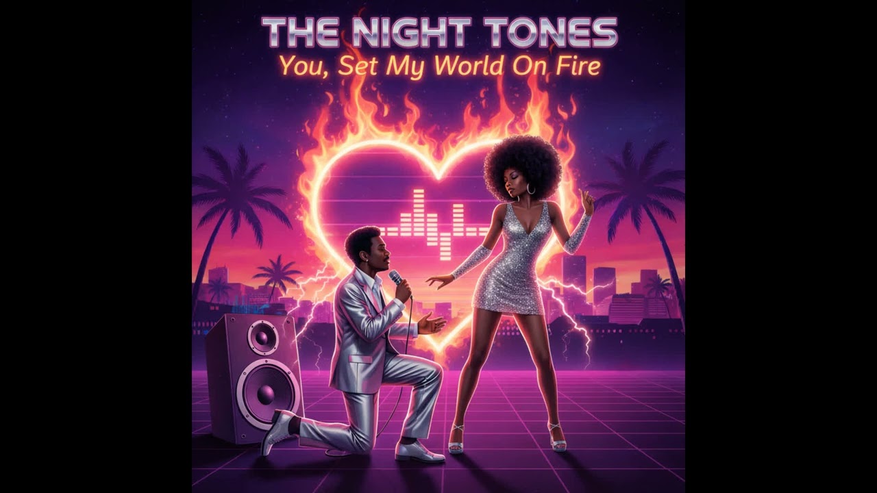 The Night Tones – You, set my world on fire (original Version)  (Boogie Funk 80’s / Night Groove)
