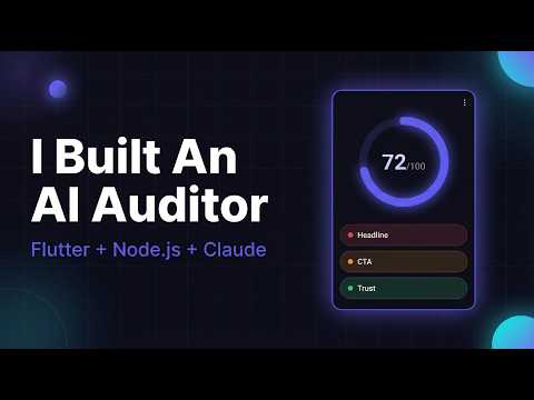 J'ai créé un outil d'IA qui audite les pages de destination (Flutter + Node.js + API Claude)