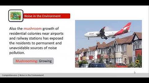 UNIT 11: Noise in the Environment