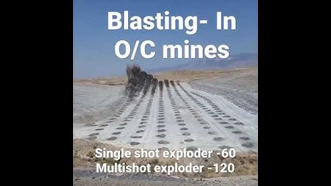 Massive surface blasting with short delay #drillmachine #drillingrig #construction