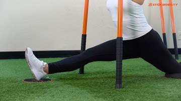 Supported Forward Split Exercise Demo | Training Sticks with TriSlider