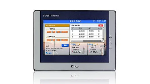 Kinco Serie MK: PLC con HMI e I/O integrati