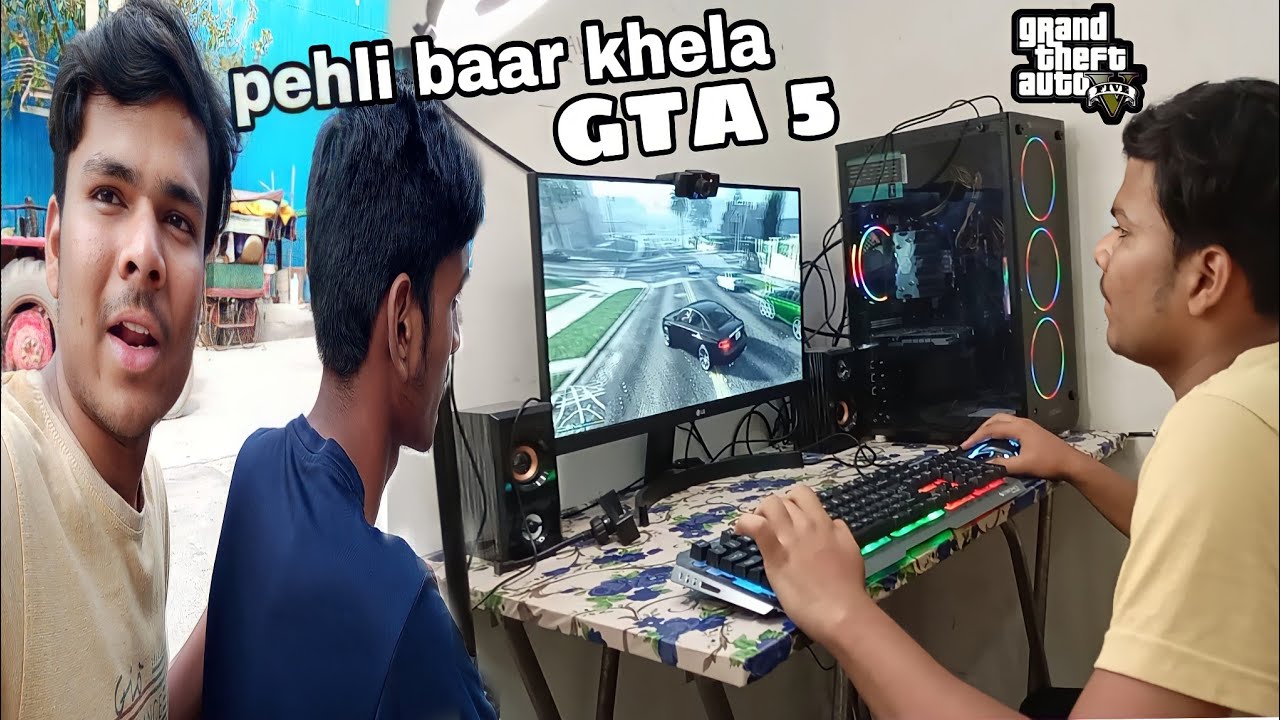 pehli baar GTA 5 khela maja aa gaya 😀😄