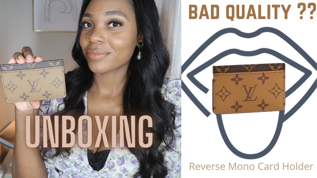 LV Reverse Monogram Card Case Unboxing + What Fits 