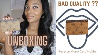 Louis Vuitton Unboxing 2021 Reverse Monogram Card Holder Quality Issues Detailed Review Chat