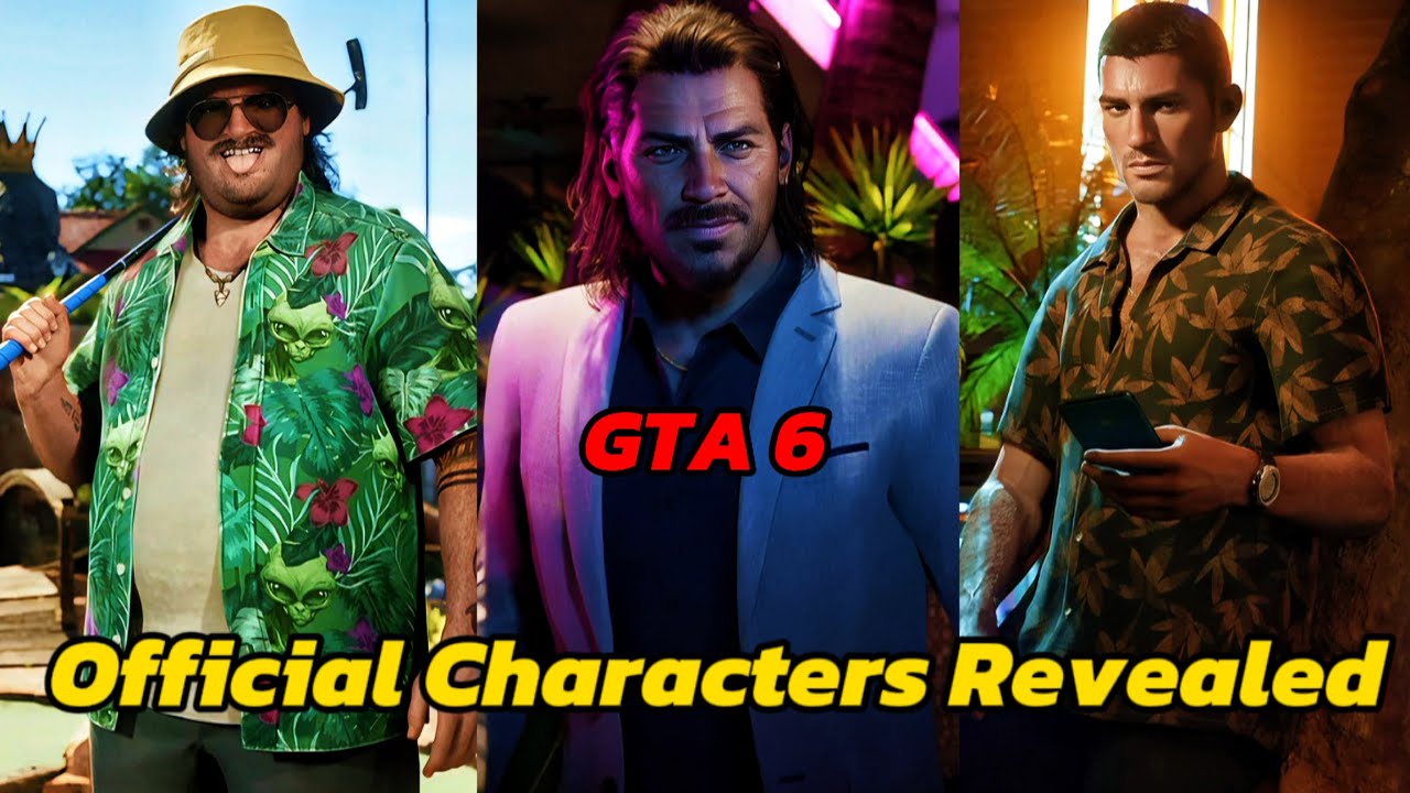 GTA 6 New Characters Breakdown Official Info Screenshots YouTube 