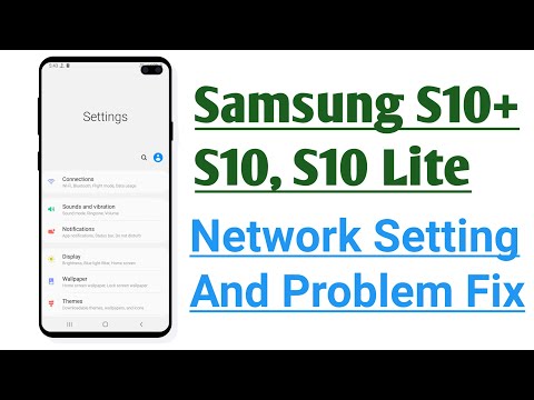 Samsung S10, S10+, S10 Lite Network Setting Network Problem Solve