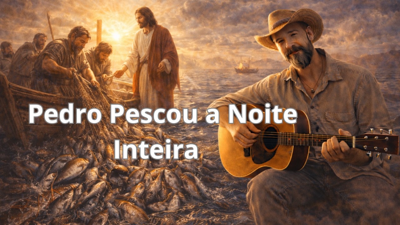 A Pesca Milagrosa de Pedro 🙏 Quando Jesus Encheu as Redes | Viola de Deus