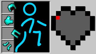 Stickman vs Minecraft 0.01% Health Survival / Animation vs Minecraft Cartoon