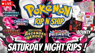 LIVE Pokemon RIP N SHIP! SARUTDAY NIGHT RIPS!