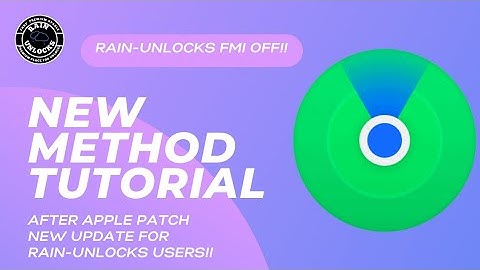OPEN-MENU FMI-OFF PROXY | NEW METHOD AFTER APPLE PATCH | RAIN-UNLOCKS TEAM.