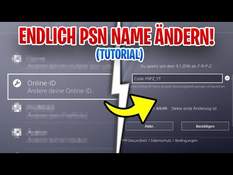 ? ENDLICH PSN NAMEN ÄNDERN... SO FUNKTIONIERT ES! (TUTORIAL)